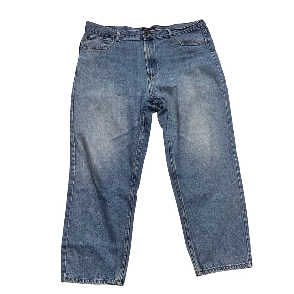 Architect Jean Company Mens 42x29" Relaxed Fit Medium Wash Blue Denim Jeans